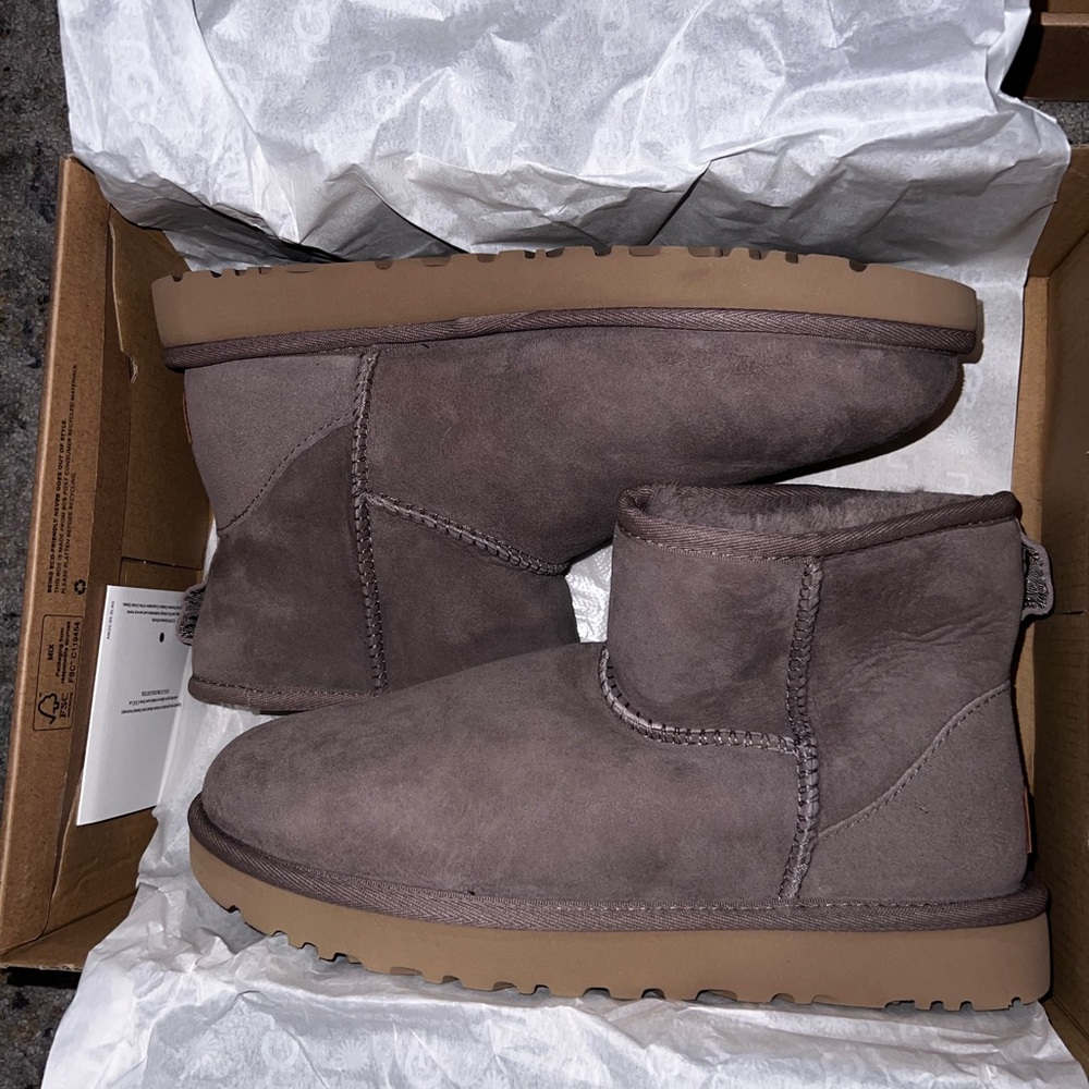 Brand New Classic Mini brown Ugg Boots